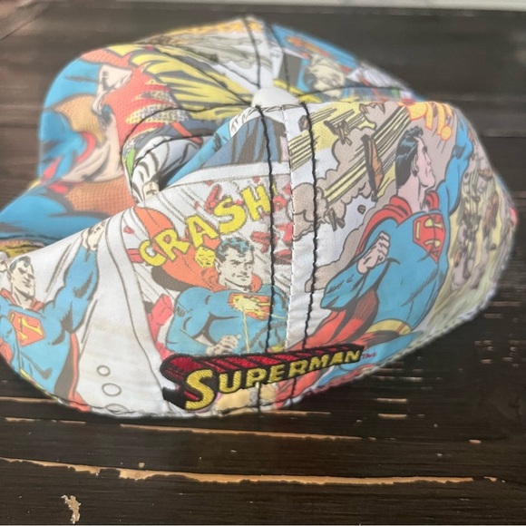 DC Comics Superman Vintage Baseball Cap Comic Strip Design (S 10) - Picture 3 of 10